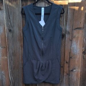 FABLETICS Adira Cover Up Sleeveless Dress Slash Pockets Size S